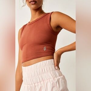 NWT Free People Muscle tank crop top